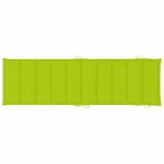 vidaXL Chaises longues lot de 2 avec table et coussins Acacia solide