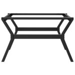vidaXL Pieds de table basse cadre en Y 80x70x43 cm acier