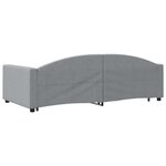 vidaXL Lit de jour avec gigogne et tiroirs sans matelas 100x200 cm
