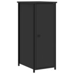 vidaXL Tables de chevet 2 Pièces noir 32x42x80 cm bois d’ingénierie