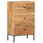 vidaXL Buffet 45x30x75 cm Bois de manguier massif