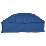 vidaXL Coussins en Palette pour Banc 2 Pièces Bleu Royal 100x40x8 cm Tissu Oxford