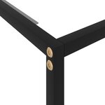 vidaXL Table console Transparent 80x35x75 cm Verre trempé