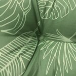 vidaXL Coussin de palette à motif de feuilles 60x61 5x10 cm tissu