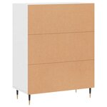 vidaXL Buffet blanc 69 5x34x90 cm bois d'ingénierie