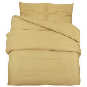 vidaXL Ensemble de housse de couette Taupe 220x240 cm Microfibre
