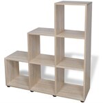vidaXL Bibliothèque/étagère 107 cm Couleur de chêne