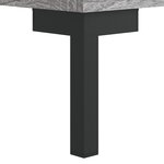 vidaXL Buffet sonoma gris 69 5x34x90 cm bois d'ingénierie