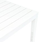 Table de jardin avec 2 bancs plastique blanc 02_0018689