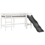 vidaXL Lit mezzanine d'enfants sans matelas 90x200 cm bois pin massif
