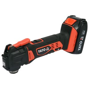 YATO Multi-outil oscillant avec batterie Li-Ion 2 0 Ah 18 V