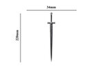 EXCALIBUR UV Antique Finish Version Legend of the Sword 2 Once Argent Monnaie 2000 Francs Cameroon 2025