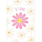 Carte De Voeux À Fleurs - Je T'aime - Draeger paris