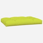 vidaXL Coussins de palette lot de 7 vert vif tissu