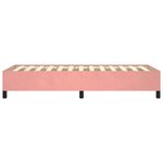 vidaXL Cadre de lit Rose 80x200 cm Velours