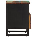 vidaXL Tables de chevet 2 Pièces 40x34x46 cm bois massif de récupération