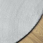 vidaXL Tapis Gris 120x170 cm Polyester Antidérapant