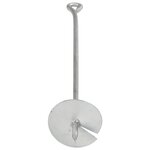 vidaXL Ancres de terre 4 Pièces 10x60 cm Métal galvanisé