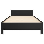 vidaXL Cadre de lit sans matelas noir 90x200 cm similicuir