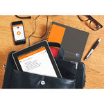 Cahier spirales oxford meetingbook - b5 17 6 x 25 cm - blanc ligné - 160 pages