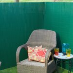 Nature Écran de jardin à double face PVC 1 5x3 m Vert
