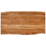 vidaXL Table de salle à manger 154x80x76 cm Bois d'acacia solide