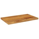 vidaXL Dessus de table 50x40x2 5 cm rectangulaire bois massif manguier