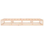 vidaXL Cadre de lit 100x200 cm Bois massif
