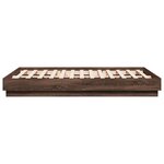vidaXL Cadre de lit sans matelas chêne marron 120x190 cm