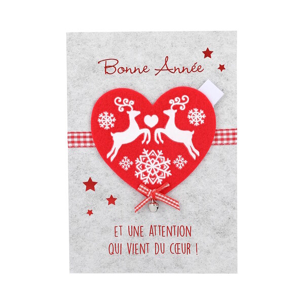 Carte De Voeux - A Étrennes - Bonne Année Une attention Qui Vient Du Coeur !
