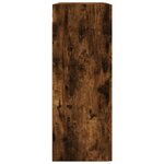 vidaXL Armoire murale chêne fumé 69 5x34x90 cm