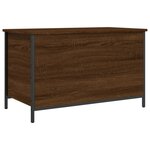 vidaXL Banc de rangement chêne marron 80x42 5x50 cm bois d'ingénierie