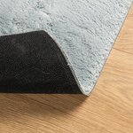 vidaXL Tapis HUARTE à poils courts doux et lavable bleu 240x340 cm