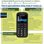 Le classic initial 4G, téléphone portable senior 100% ADAPTIF et Débloqué