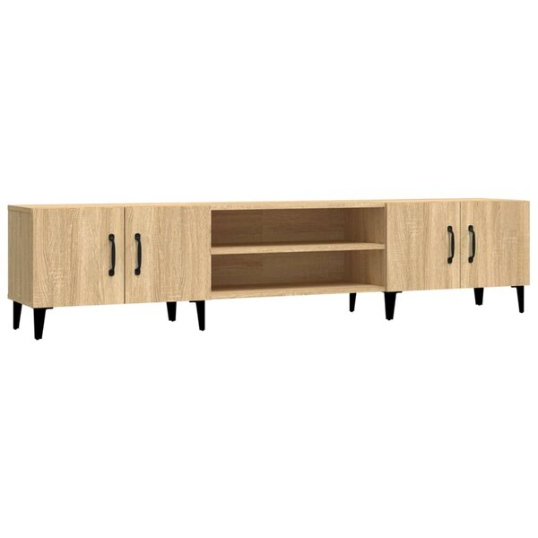 vidaXL Meubles TV chêne sonoma 180x31 5x40 cm bois d'ingénierie