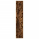 vidaXL Bibliothèque chêne fumé 57x28 5x107 5 cm bois d'ingénierie