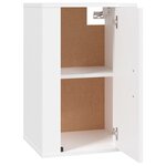 vidaXL Meubles TV muraux 2 Pièces Blanc 40x34 5x60 cm