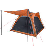 vidaXL Tente de camping 4 personnes libération rapide imperméable