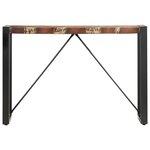 vidaXL Table console 110x35x76 cm Bois de récupération massif