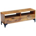 vidaXL Meuble TV bois de manguier 120x35x45 cm