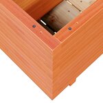 vidaXL Jardinière cire marron 90x40x49 5 cm bois de pin massif