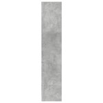 vidaXL Bibliothèque gris béton 57x28 5x141 cm bois d'ingénierie