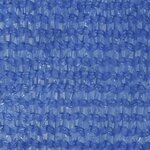 vidaXL Voile d'ombrage 160 g/m² rectangulaire bleu 4x6 m PEHD