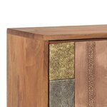 vidaXL Meuble TV 140x30x40 cm Bois solide d'acacia