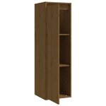 vidaXL Armoire murale Marron miel 30x30x100 cm Bois de pin massif