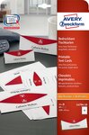 Paquet de 40 chevalets imprimables 190g/m² - format 120 x 45 mm AVERY ZWECKFORM