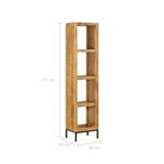 vidaXL Bibliothèque 40x30x175 cm Bois de manguier solide