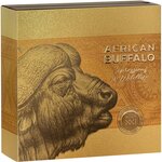 Pièce de monnaie en Argent 2000 Francs g 62.2 (2 oz) Millésime 2022 Expressions of Wildlife BUFFALO