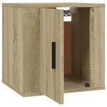 vidaXL Meuble TV mural Chêne sonoma 40x34 5x40 cm