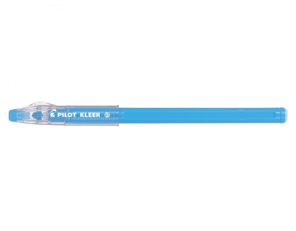 Stylo Bille à Capuchon KLEER Effaçable Pte Moyenne Turquoise PILOT